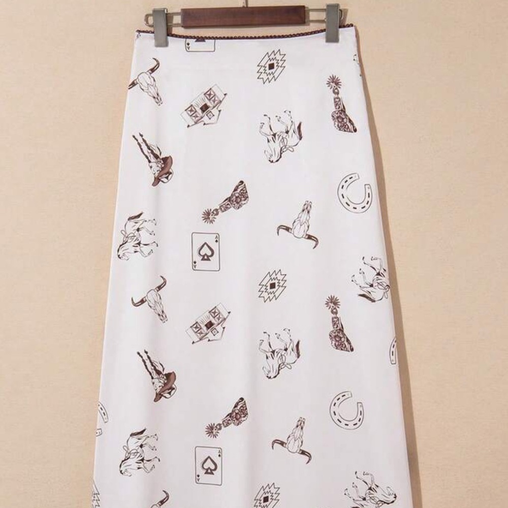 Women western satin a-line shirt - new w/o tags